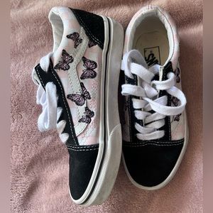 Girls Butterfly Vans